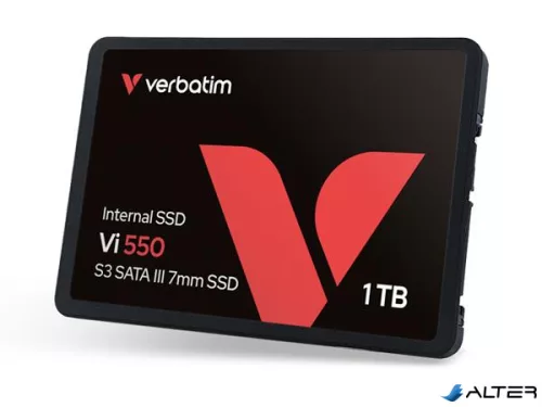 SSD (belső memória), 1TB, SATA 3, 500/520MB/s, VERBATIM "Vi550"