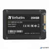 SSD (belső memória), 256GB, SATA 3, 460/560MB/s, VERBATIM "Vi550"