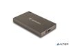 SSD (külső memória) 512GB, USB-C 3.2 Gen2, VERBATIM "Metal Mini SSD", fekete