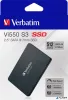 SSD (belső memória), 512GB, SATA 3, 500/520MB/s, VERBATIM "Vi550"