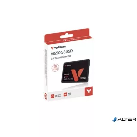  SSD (belső memória), 512GB, SATA 3, 500/520MB/s, VERBATIM "Vi550"