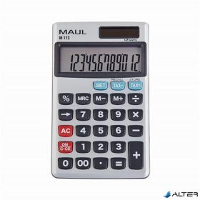   Zsebszámológép, 12 számjegy, fém előlap, MAUL 'M 112'