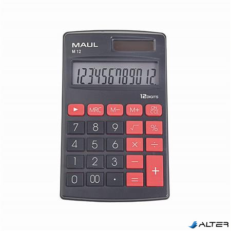 Zsebszámológép, 12 számjegy, MAUL "M 12"