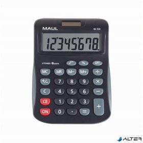   Számológép, asztali, 8 számjegy, MAUL 'MJ 550', fekete-szürke
