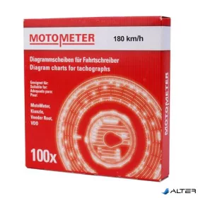 Tachográf korong 180 km/h