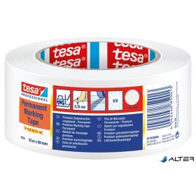   Jelölőszalag, 50 mm x 33 m, TESA "Professional Premium", fehér