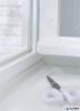 Ajtó- és ablaktömítő szalag, 9 mm x 6 m, TESA 'tesamoll® P profil', fehér