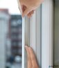 Ajtó- és ablaktömítő szalag, 9 mm x 6 m, TESA 'tesamoll® Premium Flexible', átlátszó