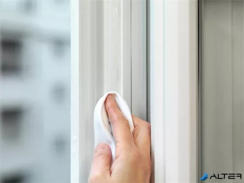 Ajtó- és ablaktömítő szalag, 9 mm x 6 m, TESA 'tesamoll® Premium Flexible', átlátszó