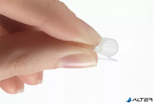Ajtó- és ablaktömítő szalag, 9 mm x 6 m, TESA "tesamoll® Premium Flexible", átlátszó