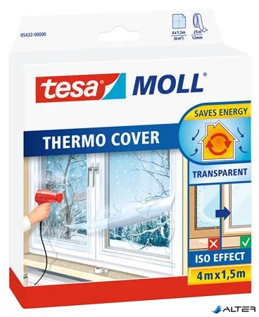 Ablakszigetelő fólia, 1,5 m x 4 m, TESA "tesamoll®"
