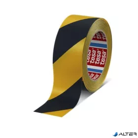   Jelölőszalag, 50 mm x 33 m, TESA 'Professional Premium', fekete-sárga