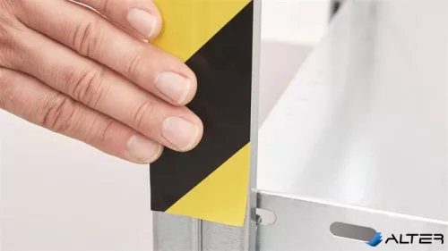 Jelölőszalag, 50 mm x 33 m, TESA 'Professional Premium', fekete-sárga