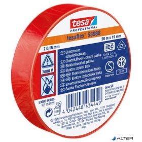   Szigetelőszalag, 19 mm x 20 m, TESA "Professional", piros