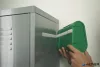 Tépőzár, öntapadó, 20 mm x 1 m, TESA "On&Off", fekete