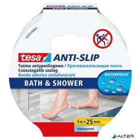   Csúszásgátló szalag, fürdőszobai, 25 mm x 5 m, TESA "Anti-Slip", átlátszó