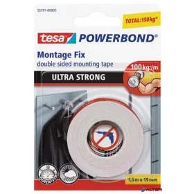   Ragasztószalag, kétoldalas, ultra erős, 19 mm x 1,5 m, TESA 'Powerbond'