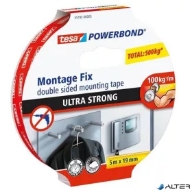   Ragasztószalag, kétoldalas, ultra erős, 19 mm x 5 m, TESA 'Powerbond'