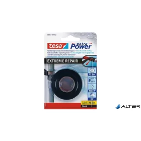   Javítószalag, 19 mm x 2,5 m, TESA "Extra Power Extreme Repair", fekete