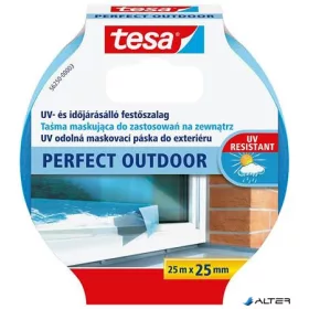   Festő- és mázolószalag, kültéri, 25 mm x 25 m, TESA 'Perfect Outdoor'