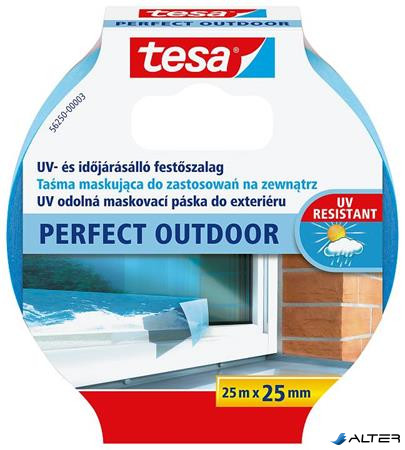 Festő- és mázolószalag, kültéri, 25 mm x 25 m, TESA "Perfect Outdoor"