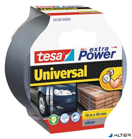 Ragasztószalag, 50 mm x 10 m, TESA "extra Power", ezüst