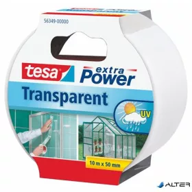   Ragasztószalag, javító, 50 mm x 10 m, TESA, 'Extra Power Transparent', átlátszó