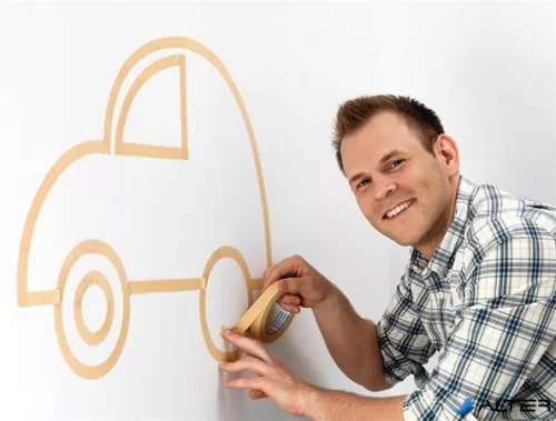 Festő- és mázolószalag, ívekhez, 25 mm x 25 m, TESA "Perfect Curves"