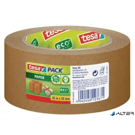   Csomagolószalag, papír, 50 mm x 50 m, TESA 'tesapack® 57180' barna
