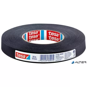   Ragasztószalag, textil erősítésű, 19 mm x 50 m, TESA "Extra Power", fekete