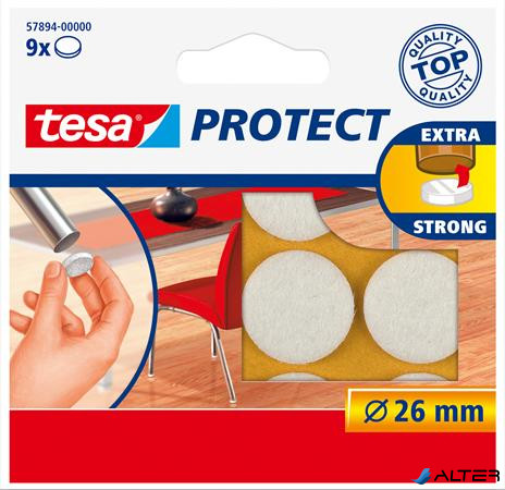 Filckorong, karcolásgátló, 26 mm, TESA "Protect®", fehér