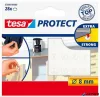Zaj- és csúszásgátló korong, 8 mm, TESA "Protect", átlátszó