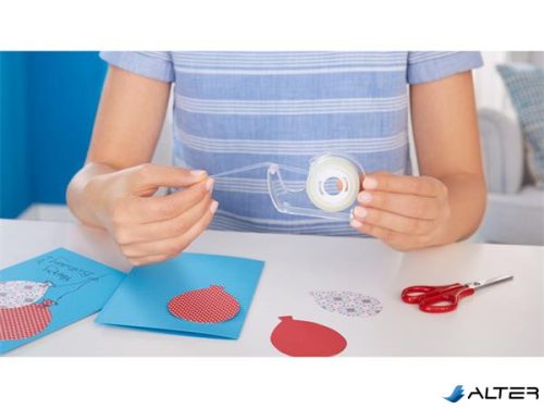 Ragasztószalag, kétoldalas, adagolón, 12 mm x 7,5 m, TESA "tesafilm®"