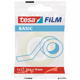   Ragasztószalag, 19 mm x 33 m, TESA "Basic", átlátszó