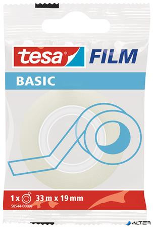 Ragasztószalag, 19 mm x 33 m, TESA 'Basic', átlátszó