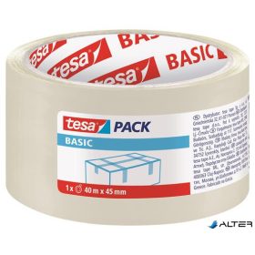   Csomagolószalag, 45 mm x 40 m, TESA 'tesapack® Basic', átlátszó