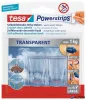 Műanyag akasztó ragasztócsíkkal, TESA "Powerstrips®", átlátszó