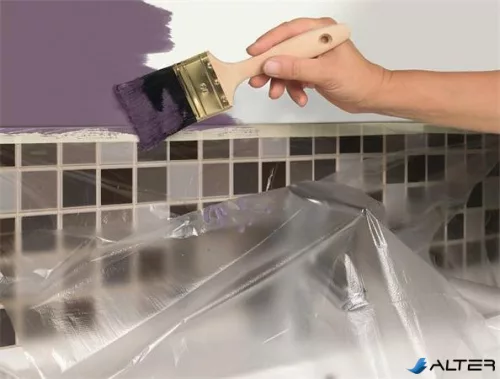 Takarófólia festőszalaggal, 1,4 x 25 m, TESA 'Easy Cover Universal'