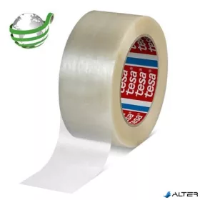   Csomagolószalag, PET, 50 mm x 132 m, TESA "60418", áttetsző
