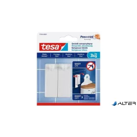   Akasztószög, öntapadó, TESA "Powerstrips®", sima felületre