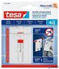 Akasztószög, öntapadó, állítható, TESA "Powerstrips®", sima felületre