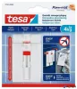 Akasztószög, öntapadó, állítható, TESA "Powerstrips®", sima felületre