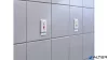 Akasztószög, öntapadó, állítható, TESA "Powerstrips®", sima felületre
