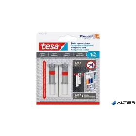   Akasztócsavar, öntapadó, állítható, TESA "Powerstrips®", érzékeny felületre