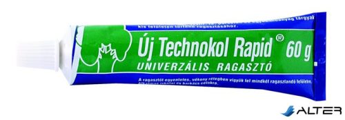 Ragasztó, folyékony, 60 g, TECHNOKOL "Rapid", zöld