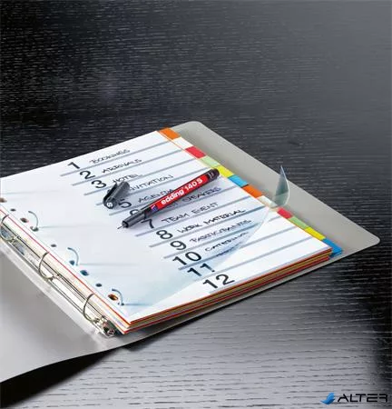 Alkoholos marker, OHP, 0,3 mm, EDDING "140 S", fekete