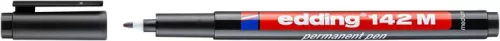 Alkoholos marker, OHP, 1 mm, EDDING "142 M", fekete