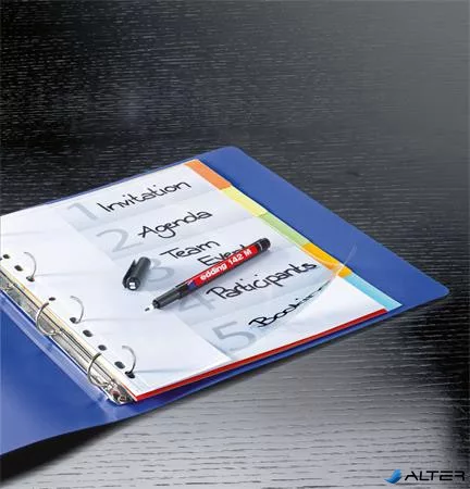 Alkoholos marker, OHP, 1 mm, EDDING "142 M", piros