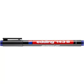 Alkoholos marker, OHP, 1 mm, EDDING "143 B", kék