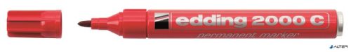 Alkoholos marker, 1,5-3 mm, kúpos, EDDING '2000', piros